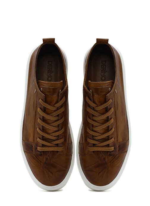 Derimod Derimod Erkek Taba Bağcıklı Kalın Tabanlı Deri Sneaker 25SFD688326 | Boyner Taba - 8. görsel