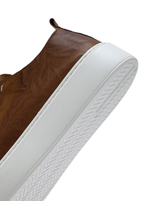 Derimod Derimod Erkek Taba Bağcıklı Kalın Tabanlı Deri Sneaker 25SFD688326 | Boyner Taba - 9. görsel