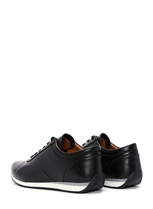 Derimod Derimod Erkek Siyah Bağcıklı Deri Casual Sneaker 25SFD6740FT | Boyner Siyah - 6. görsel