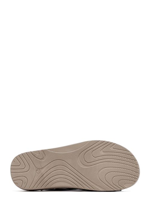 Erkek Haki Bantlı Deri Sandalet 25SFD6250V3 - Görsel 5