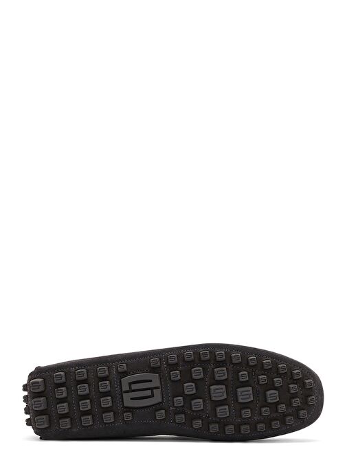 Erkek Gri Püsküllü Süet Deri Loafer 25SFD631510 - Görsel 5