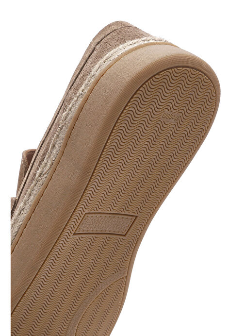 Erkek Vizon Süet Deri Casual Loafer 25SFD631810 - Görsel 9