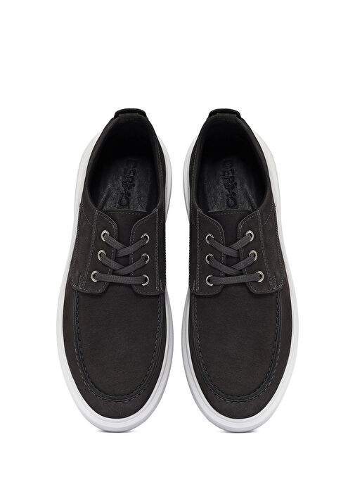Derimod Gri Erkek Nubuk Loafer 25SFD6603V3 - Görsel 8