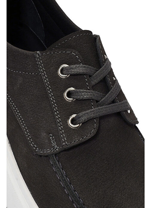 Derimod Gri Erkek Nubuk Loafer 25SFD6603V3 - Görsel 9