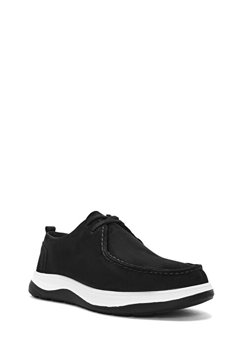 Derimod Derimod Erkek Siyah Bağcıklı Nubuk Deri Comfort Ayakkabı 25SFD6605V3 Casual Ayakkabı | Boyner Siyah - 7. görsel