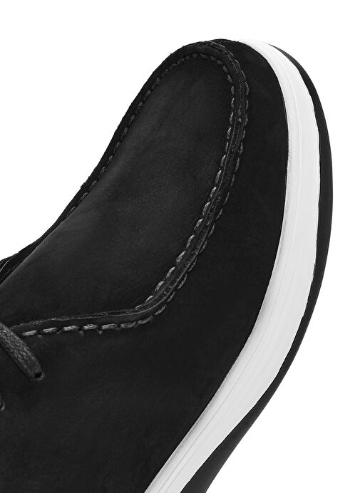 Derimod Derimod Erkek Siyah Bağcıklı Nubuk Deri Comfort Ayakkabı 25SFD6605V3 Casual Ayakkabı | Boyner Siyah - 9. görsel