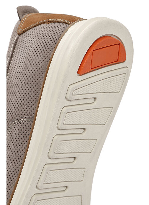 Erkek Vizon Nubuk Deri Casual Loafer 25SFD7104V3 - Görsel 9