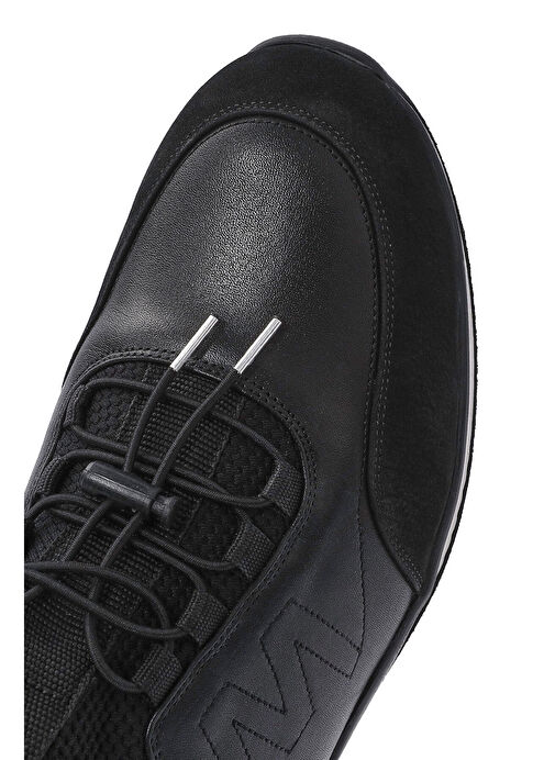 Derimod Siyah Erkek Deri Sneaker 25SFD710918 - Görsel 9