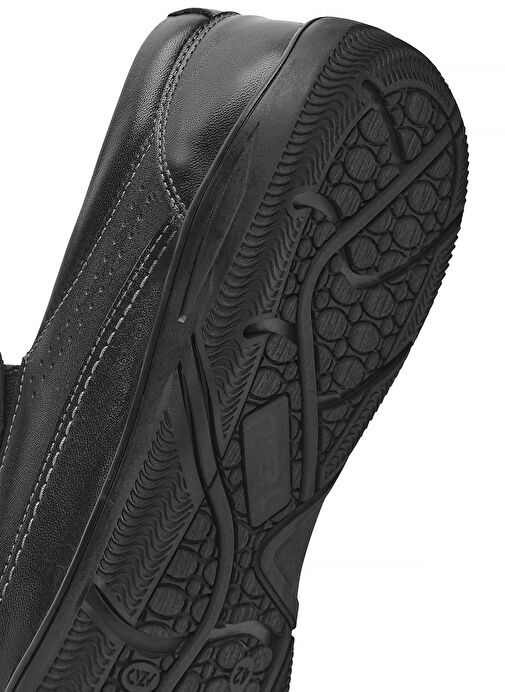 Erkek Siyah Deri Casual Loafer 25SFD711218 - Görsel 9
