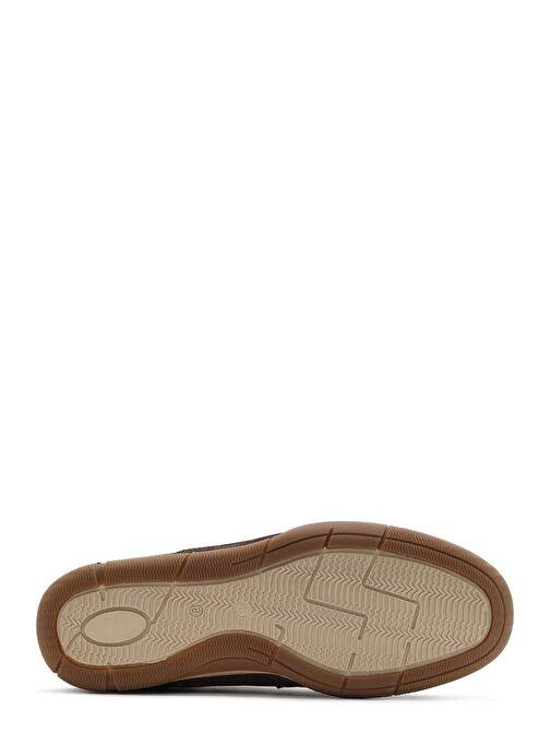 Erkek Kahverengi Bağcıklı Nubuk Deri Casual Ayakkabı 25SFD7101V3 - Görsel 5