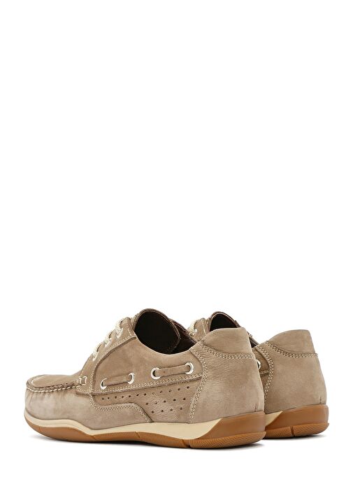 Derimod Derimod Erkek Bej Bağcıklı Nubuk Deri Casual Ayakkabı 25SFD7101V3 Klasik Ayakkabı | Boyner Bej - 6. görsel