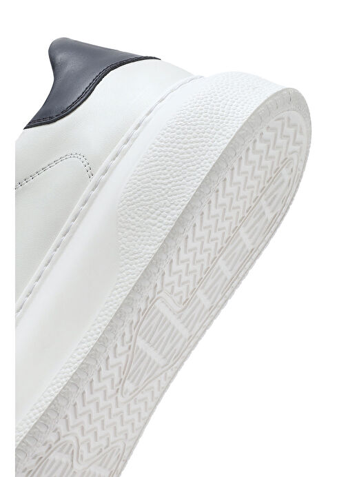 Derimod Siyah-Beyaz Erkek Deri Sneaker 25SFD740518 - Görsel 9