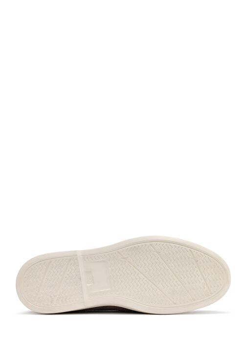 Erkek Bej Çift Tokalı Süet Deri Casual Loafer 25SFD750410 - Görsel 5