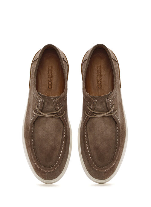 Derimod Bej Erkek Süet Günlük Ayakkabı 25SFD750510 - Görsel 8