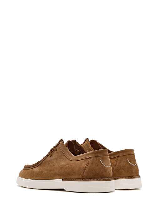 Erkek Taba Süet Deri Casual Ayakkabı 25SFD750510 - Görsel 6