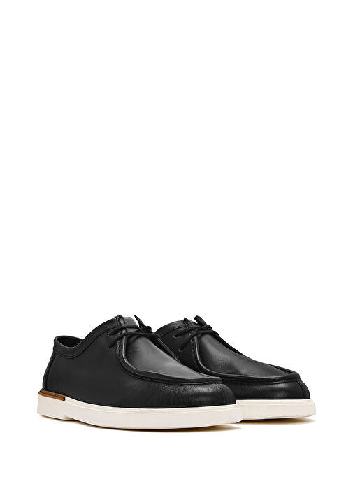 Derimod Siyah Erkek Deri Günlük Ayakkabı 25SFD750518 - Görsel 4