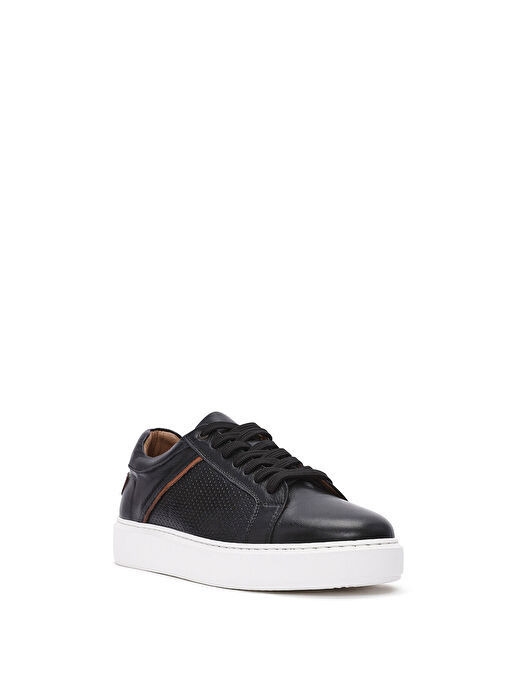 Derimod Siyah Erkek Deri Sneaker 25SFD750818 - Görsel 7