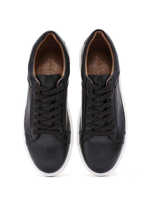 Derimod Siyah Erkek Deri Sneaker 25SFD750818 - Görsel 8
