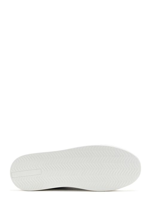 Erkek Lacivert Bağcıklı Deri Sneaker 25SFD750818 - Görsel 5