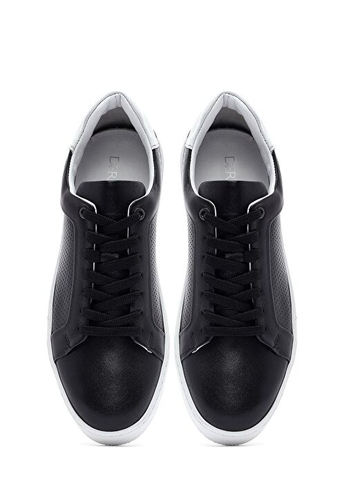 Derimod Derimod Erkek Siyah Bağcıklı Deri Sneaker 25SFD750918 | Boyner Siyah - 8. görsel