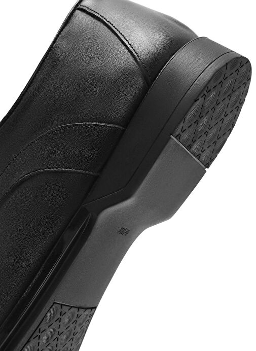 Erkek Siyah Bağcıklı Deri Casual Ayakkabı 25SFD751018 - Görsel 9