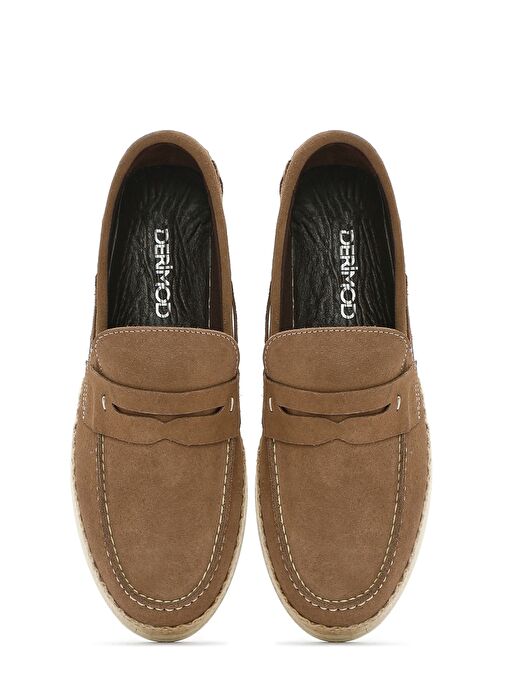 Derimod Derimod Erkek Bej Süet Deri Casual Loafer 25SFD680910 | Boyner Bej - 8. görsel