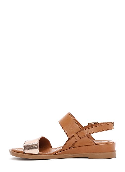 Derimod Derimod Kadın Taba Bilekten Tokalı Deri Sandalet 25SFD362714 Sandalet & Terlik | Boyner Taba - 3. görsel