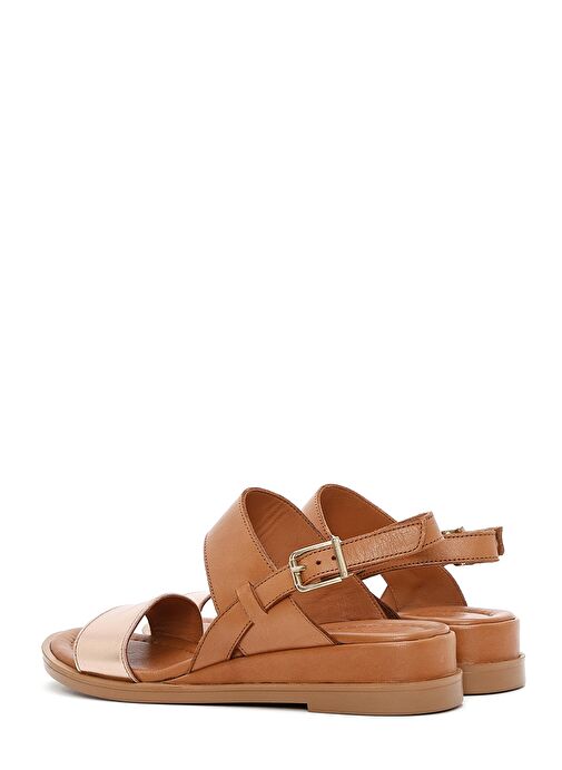 Derimod Derimod Kadın Taba Bilekten Tokalı Deri Sandalet 25SFD362714 Sandalet & Terlik | Boyner Taba - 6. görsel