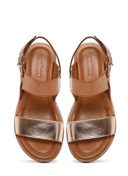 Derimod Derimod Kadın Taba Bilekten Tokalı Deri Sandalet 25SFD362714 Sandalet & Terlik | Boyner Taba - 8. görsel