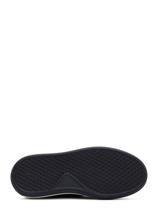 Erkek Lacivert Süet Deri Casual Loafer 25SFD707310 - Görsel 5