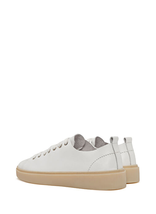 Derimod Derimod Erkek Beyaz Bağcıklı Deri Sneaker 25SFD707818 | Boyner Beyaz - 6. görsel