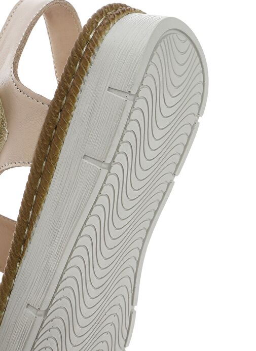 Derimod Derimod Kadın Vizon Bantlı Deri Comfort Sandalet 25SFD321218 Boyner'de! Vizon - 9. görsel