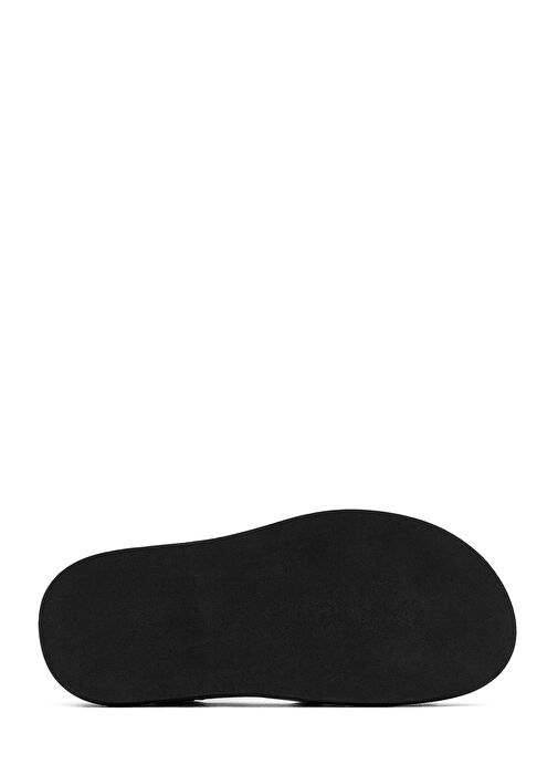 Derimod Derimod Kadın Siyah Bilekten Tokalı Metal Detaylı Deri Sandalet 25SFD270418 Sandalet & Terlik | Boyner Siyah - 5. görsel