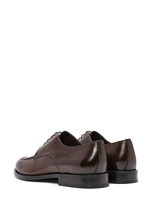 Erkek Kahverengi Bağcıklı Deri Klasik Ayakkabı 25SFD621418 - Görsel 6