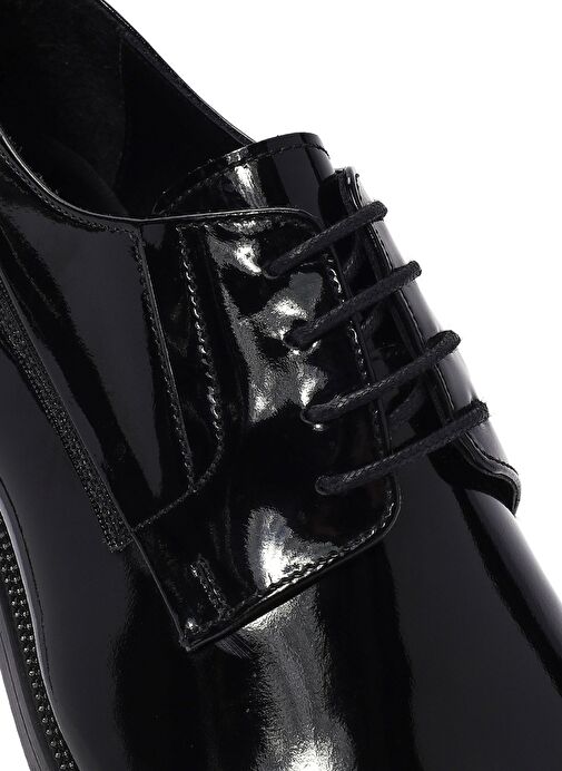 Derimod Derimod Erkek Siyah Bağcıklı Rugan Deri Klasik Ayakkabı 25SFD621616 Boyner'de! Siyah - 9. görsel