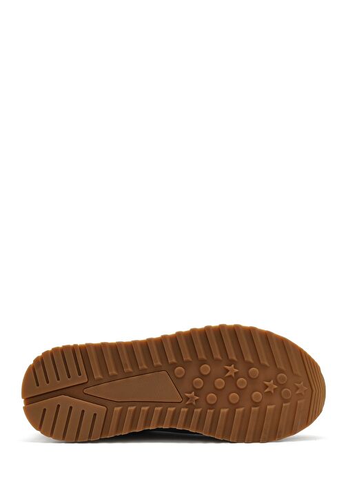 Erkek Kahverengi Bağcıklı Kalın Tabanlı Deri Sneaker 25SFD622014 - Görsel 8