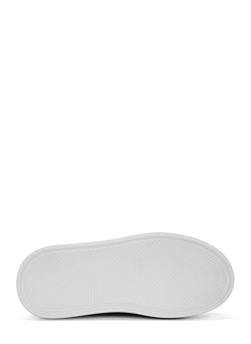 Kadın Vizon Bağcıklı Kalın Tabanlı Süet Deri Sneaker 25SFD510910 - Görsel 5