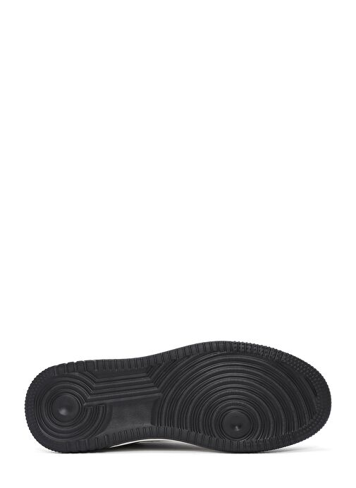 Erkek Gri Bağcıklı Kalın Tabanlı Nubuk Deri Sneaker 25SFD6110V3 - Görsel 5