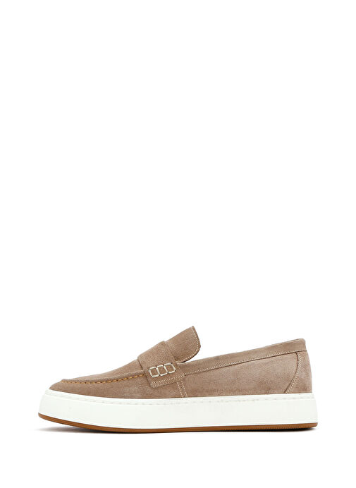 Derimod Derimod Erkek Bej Deri Loafer 25SFD620318 | Boyner Bej - 3. görsel