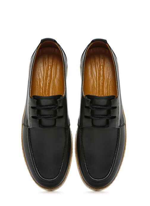 Derimod Derimod Erkek Siyah Deri Casual Ayakkabı 25SFD674218 Klasik Ayakkabı | Boyner Siyah - 8. görsel