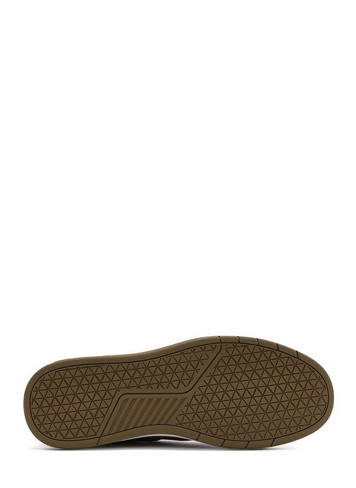 Erkek Bej Bağcıklı Nubuk Deri Sneaker 25SFD6114V3 - Görsel 5