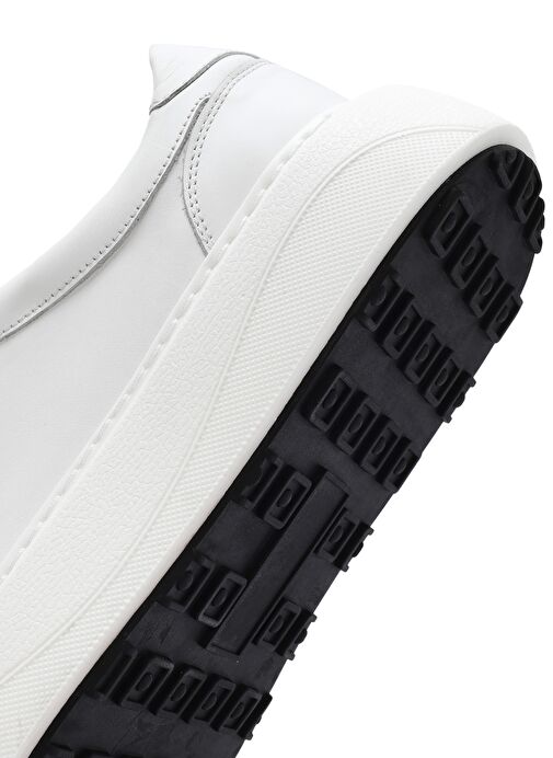 Derimod Derimod Erkek Beyaz Bağcıklı Kalın Tabanlı Deri Sneaker 25SFD611818 | Boyner Beyaz - 9. görsel