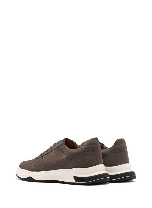 Derimod Gri Erkek Nubuk Sneaker 25SFD6119V3 - Görsel 6