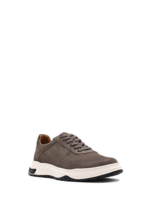 Derimod Gri Erkek Nubuk Sneaker 25SFD6119V3 - Görsel 7