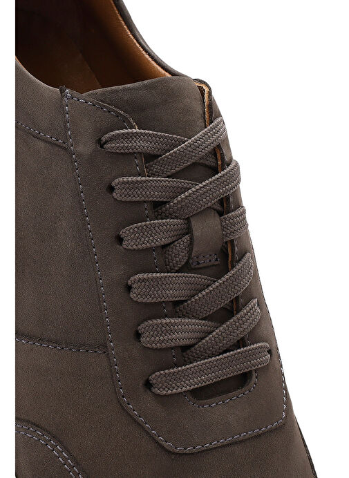 Derimod Gri Erkek Nubuk Sneaker 25SFD6119V3 - Görsel 9