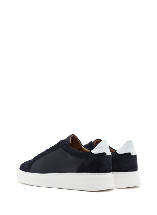 Derimod Lacivert-Beyaz Erkek Sneaker 25SFD613014 - Görsel 6