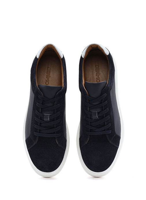 Derimod Lacivert-Beyaz Erkek Sneaker 25SFD613014 - Görsel 8