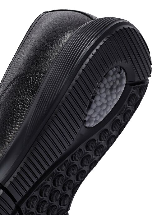 Erkek Siyah Deri Loafer 25SFD6421FT - Görsel 9