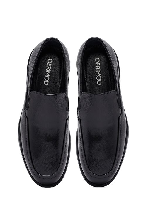 Erkek Siyah Deri Loafer 25SFD6421FT - Görsel 8