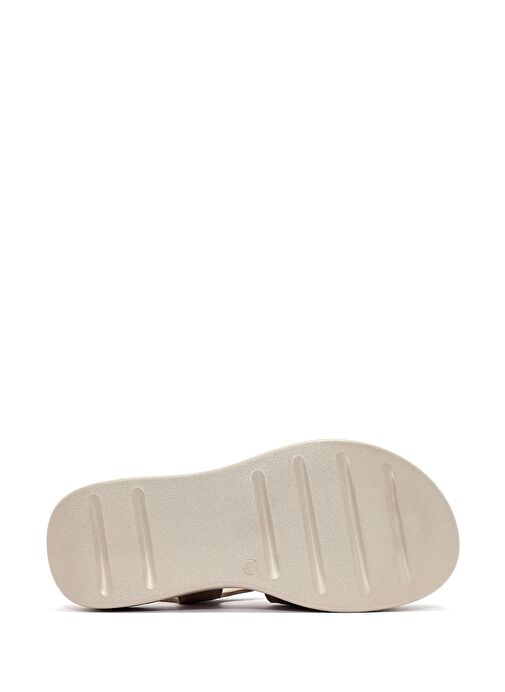 Derimod Derimod Kadın Vizon Bilekten Tokalı Kalın Tabanlı Süet Deri Comfort Sandalet 25SFD342610 Sandalet & Terlik | Boyner Vizon - 5. görsel